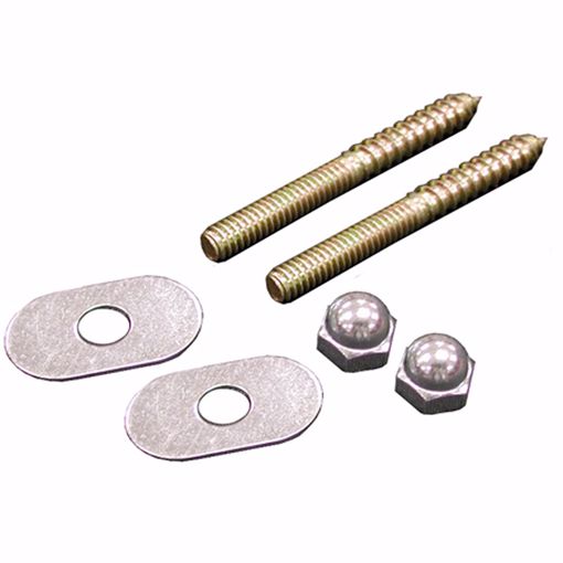 Picture of 1/4X3-1/2 BRASS CLOSET SCREW PAIR