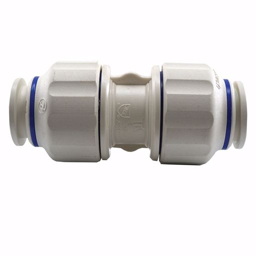 Picture of 1/2" CTS Plastic Twist-to-Lock Push On Union Connector