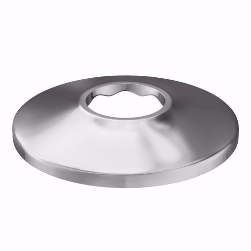 Picture of 3/4" CTS Chrome Plated Steel Shallow Escutcheon, Bag of 25