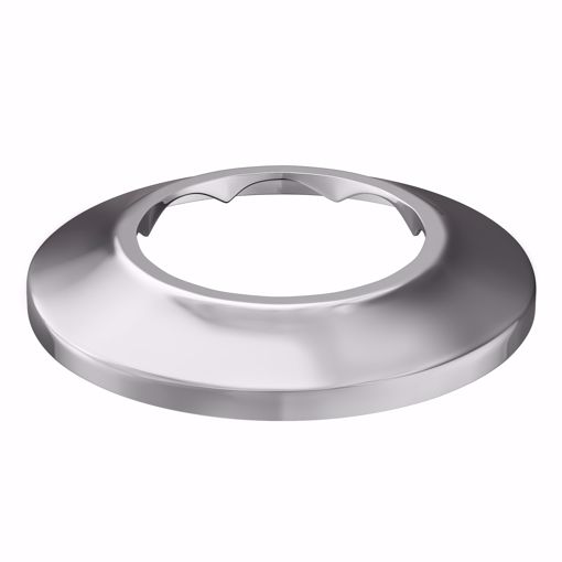 Picture of 1-1/2" CTS Chrome Plated Steel Shallow Escutcheon, Bag of 25