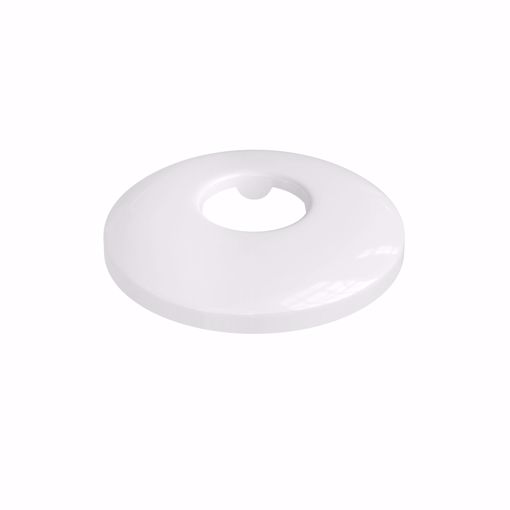 Picture of 3/4" CTS White Plastic Shallow Escutcheon, Bag of 50