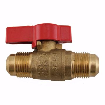 Picture of 1/2" Flare Brass Gas Ball Valve