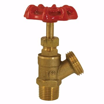 Picture of 3/4" MIP x 3/4" MHT Brass Boiler Drain Valve