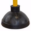 Picture of 6" Diameter Rubber Plunger, Black