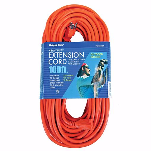 Picture of 16/3 100 ft. Orange Extension Cord