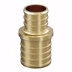 Picture of 1" x 3/4" F1807 Brass PEX Coupling, Bag of 50