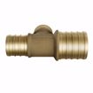 Picture of 1" x 3/4" x 3/4" F1807 Brass PEX Reducing Tee, Bag of 25