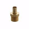 Picture of 3/4" F1807 x 1/2" MIP Brass PEX Adapter, Bag of 50