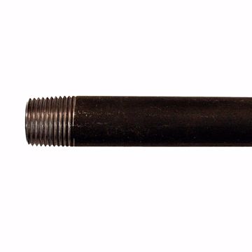 Picture of 1-1/4" x 60" Readycut Black Pipe