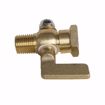 Picture of 1/4" Air Cock, FNPT x MNPT Hexagon Shoulder, Lever Handle