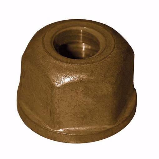 Picture of 1/2" - 12 x 9/16" Regular Zamak Basin Nut, 25 pcs.