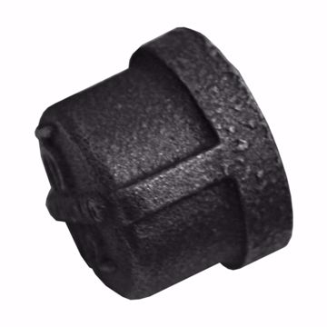 Picture of 1-1/4" Black Iron Cap