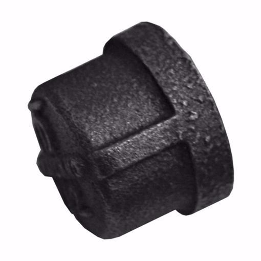 Picture of 1-1/2" Black Iron Cap