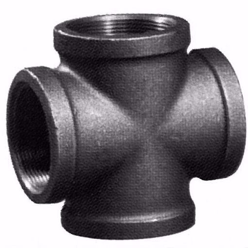 Picture of 3/8" Black Iron Cross, Banded