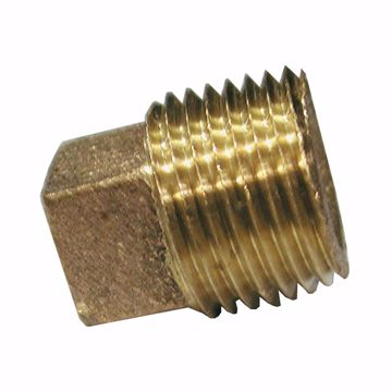 Picture of 3/4" Bronze Cored Plug with Square Head