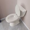 Picture of Biscuit Standard Plastic Toilet Seat, Closed Front with Cover, Elongated