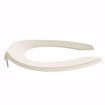 Picture of Bone Plastic Toilet Seat, Open Front less Cover, Self-Sustaining Check Hinges, Elongated