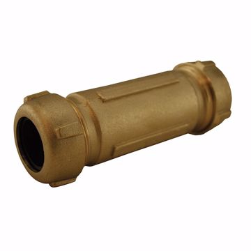 Picture of 1-1/4" CTS, 1" IPS Bronze Compression Coupling