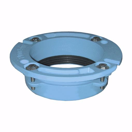 Picture of 4" x 2" Code Blue No Caulk Closet Flange