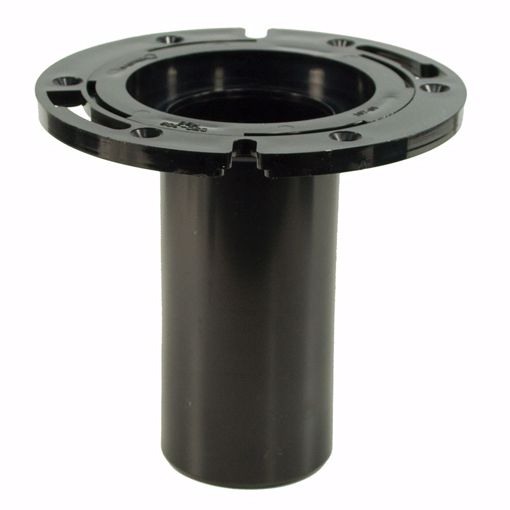 Picture of 3" ABS Closet Flange with 6" Barrel and Plastic Ring