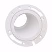 Picture of 3" x 4" PVC Offset Toilet Flange with Plastic Swivel Ring less Knockout