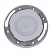 Picture of 3" x 4" PVC Closet Flange with Stainless Steel Ring and Knockout