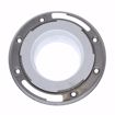 Picture of 3" x 4" PVC Closet Flange with Stainless Steel Ring less Knockout