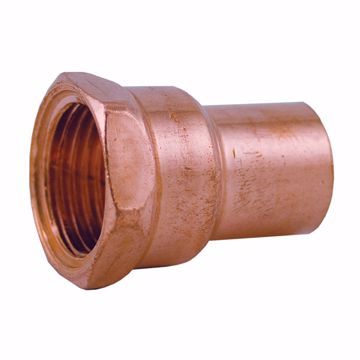 Picture of 3/8" C x 1/2" FIP Wrot Copper Female Adapter