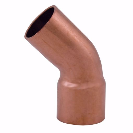 Picture of 1/4" Ftg x Wrot Copper 45° Street Elbow