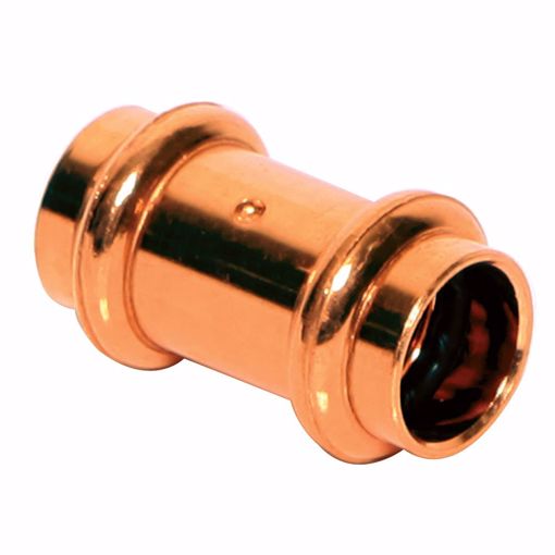 Picture of 2" Copper Press x Press Coupling with Dimple Stop