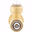 Picture of 3/4" x 1/2" x 1/2" PlumBite® Push On Reducing Tee, Bag of 1