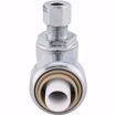 Picture of 1/2" x 3/8" OD COMP PlumBite® Push On Supply Stop, Angle, Bag of 1