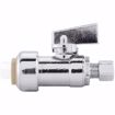 Picture of 1/2" x 1/4" OD COMP PlumBite® Push On Supply Stop, Straight, Bag of 1