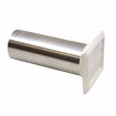 Picture of 4" Louvered Dryer Vent Hood, White Hood