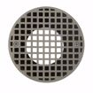 Picture of 2" Heavy Duty PVC Drain Base with 3-1/2" Plastic Spud and 6" Nickel Bronze Strainer