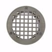 Picture of 2" Heavy Duty PVC Drain Base with 3-1/2" Metal Spud and 5" Nickel Bronze Strainer