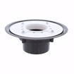 Picture of 4" Heavy Duty PVC Drain Base with 3-1/2" Metal Spud and 5" Nickel Bronze Strainer