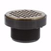 Picture of 4" LevelBest® Complete Hub Fit Drain System with 3" Metal Spud and 5" Nickel Bronze Strainer