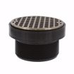 Picture of 4" LevelBest® Complete Pipe Fit Drain System with 3-1/2" Plastic Spud and 5" Nickel Bronze Strainer