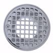 Picture of 2" PVC Shower Drain with 2" Brass Spud and 4" Round Chrome Plated Strainer