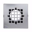 Picture of 2” x 3” PVC Perfect Low Profile Drain with 2” PVC Spud and Square Stainless Steel Strainer