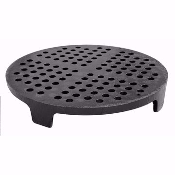 Picture of 4" Perforated Sewer Strainer with Legs - Diameter 5-1/2"