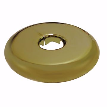 Picture of Polished Brass Flexible Floor And Ceiling Plate 1-12" IPS