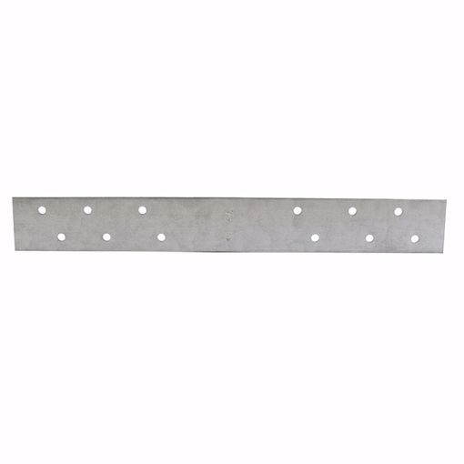 Picture of 1-1/2" x 24" Galvanized Steel Standard F.H.A. Strap with 6 Offset Holes, 16 Gauge, Box of 50