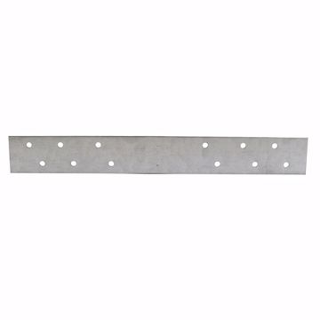 Picture of 5" x 18" Galvanized Steel Standard F.H.A. Strap with 6 Offset Holes, 16 Gauge, Box of 15