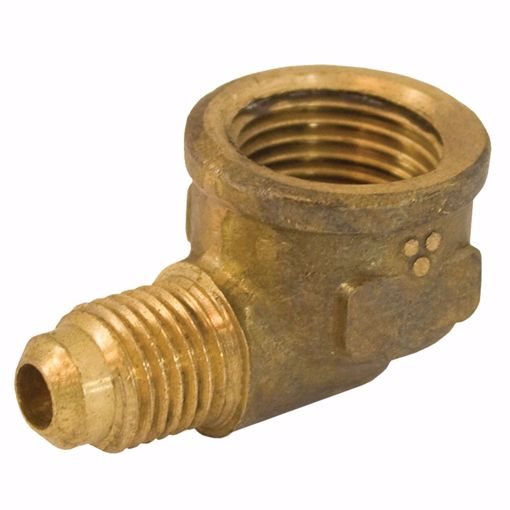 Picture of 3/8" x 1/4" Brass Flare x FIP 90° Elbow