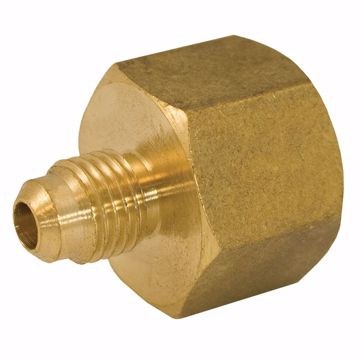 Picture of 5/8" x 3/4" Brass Flare x FIP Coupling