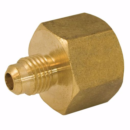 Picture of 7/8" x 3/4" Brass Flare x FIP Coupling