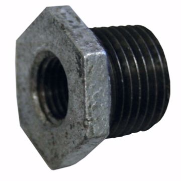 Picture of 1/2" x 1/8" Galvanized Iron Hex Bushing