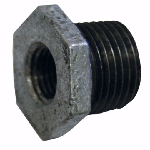 Picture of 1-1/4" x 1/2" Galvanized Iron Hex Bushing